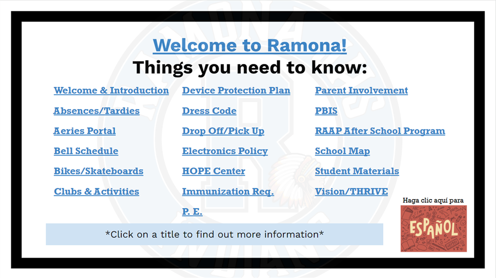  Welcome To Ramona!